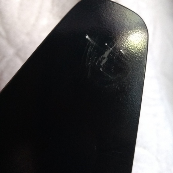 Salvatore Ferragamo Vintage Red Square Toe Heels - Picture 6 of 9